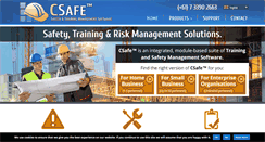 Desktop Screenshot of csafe.com