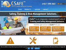 Tablet Screenshot of csafe.com