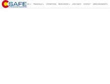Tablet Screenshot of csafe.org